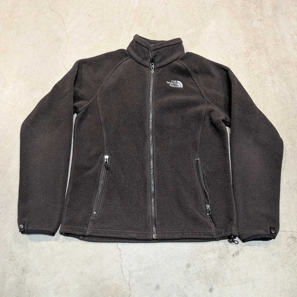 The North Face Women's M Brown Full Zip Fleece